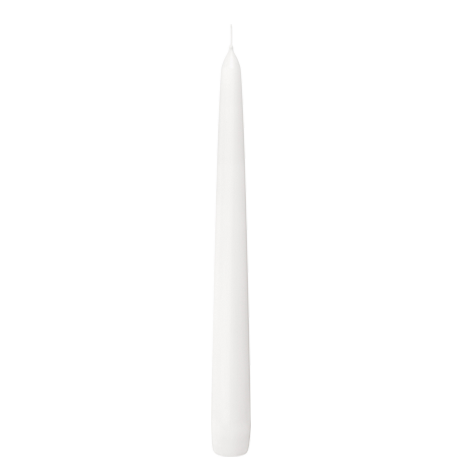 Set 30 white conical candles Casolaro Hotellerie Spa